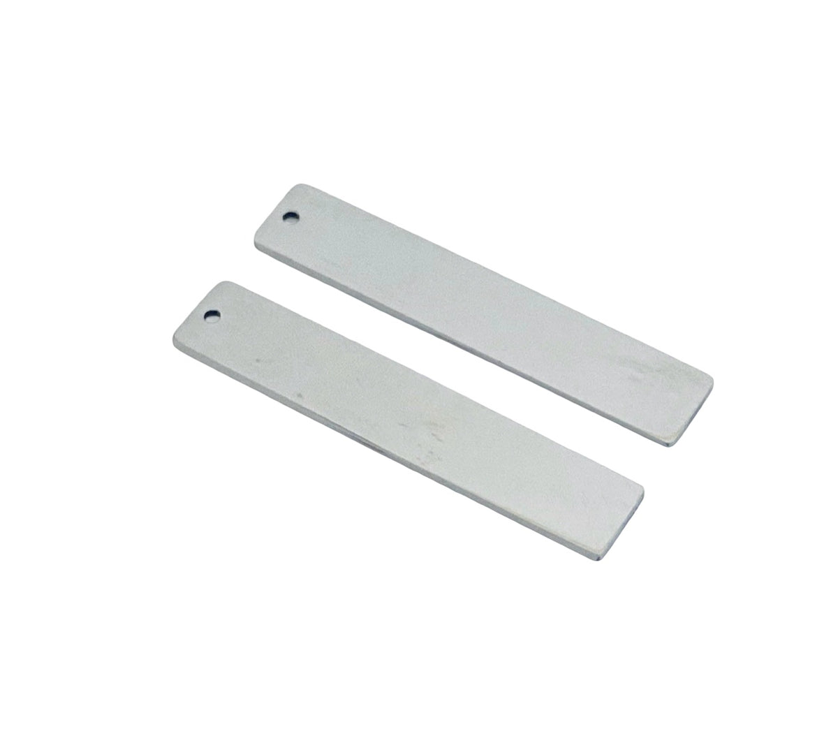 Shiny Stainless Steel Vertical Bar Blank • 6mm x 32mm