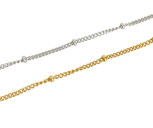 Stainless Steel Satellite Chain (Sold by Foot)
