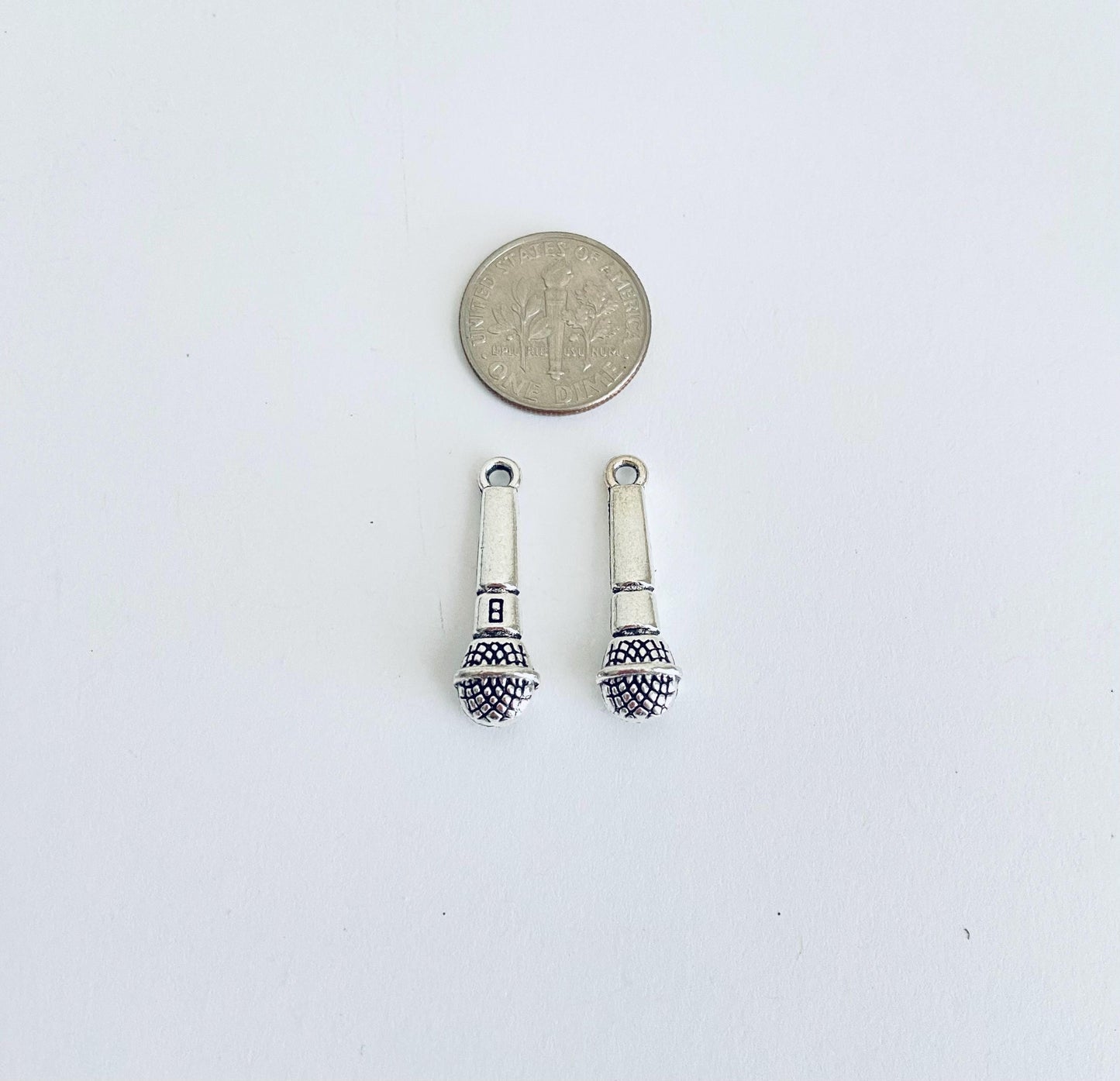 Small Microphone Charm