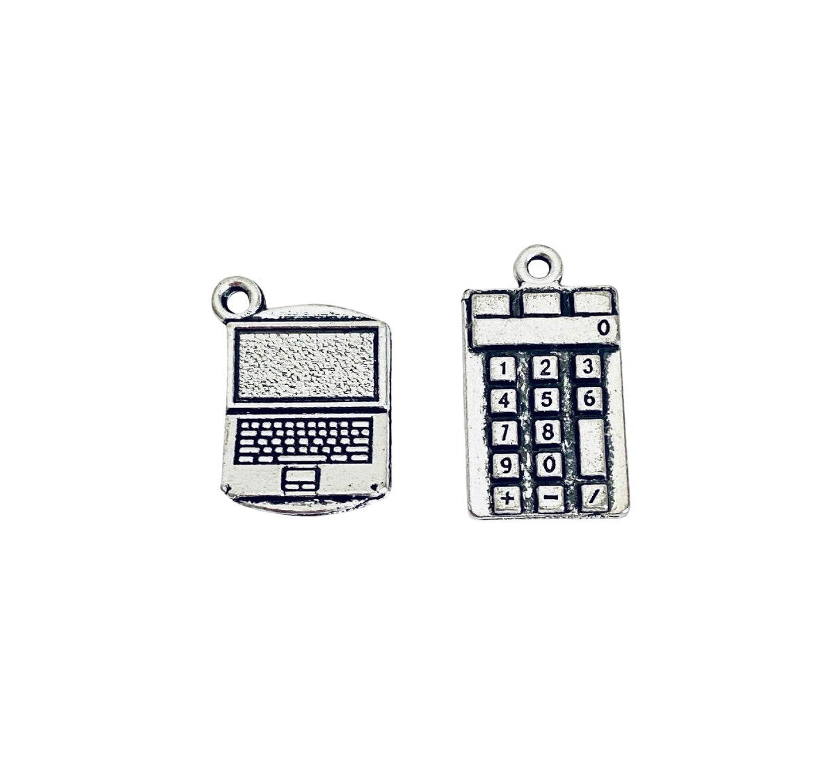 Base Metal Laptop or Calculator Charm