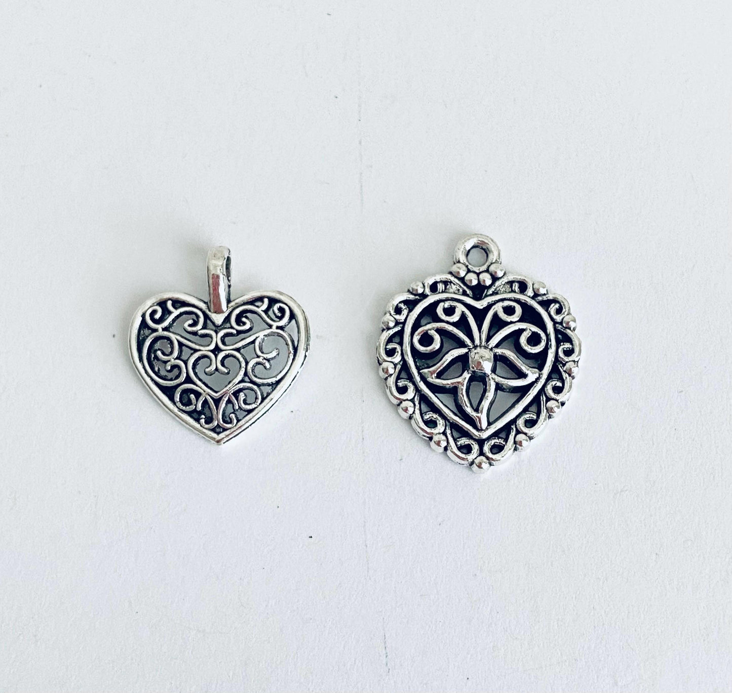 Filigree Heart Charm
