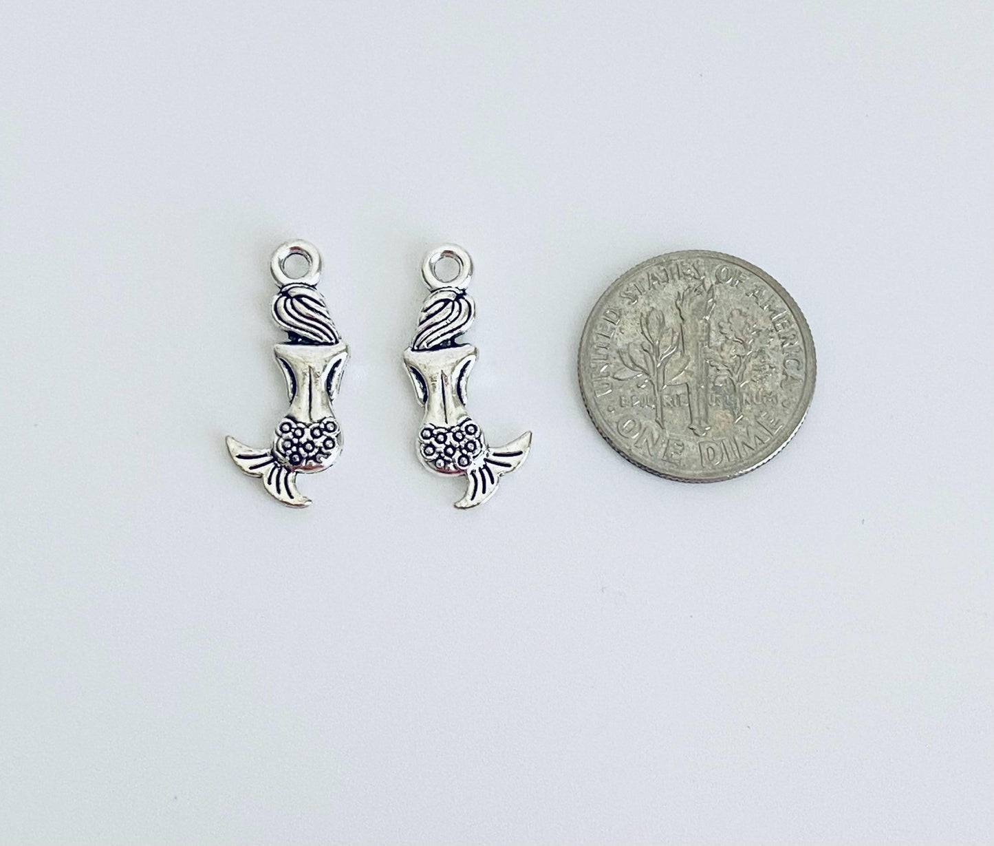 Tiny Mermaid Charm