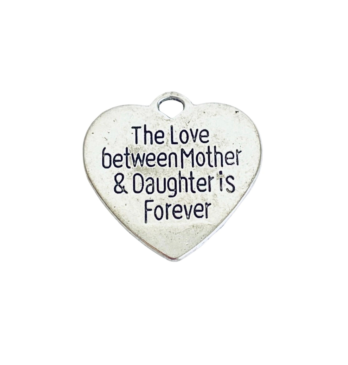 Base Metal Mother & Daughter Forever Heart Charm