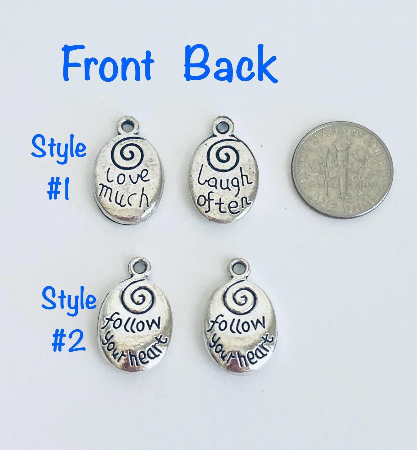 Inspirational Word Charm
