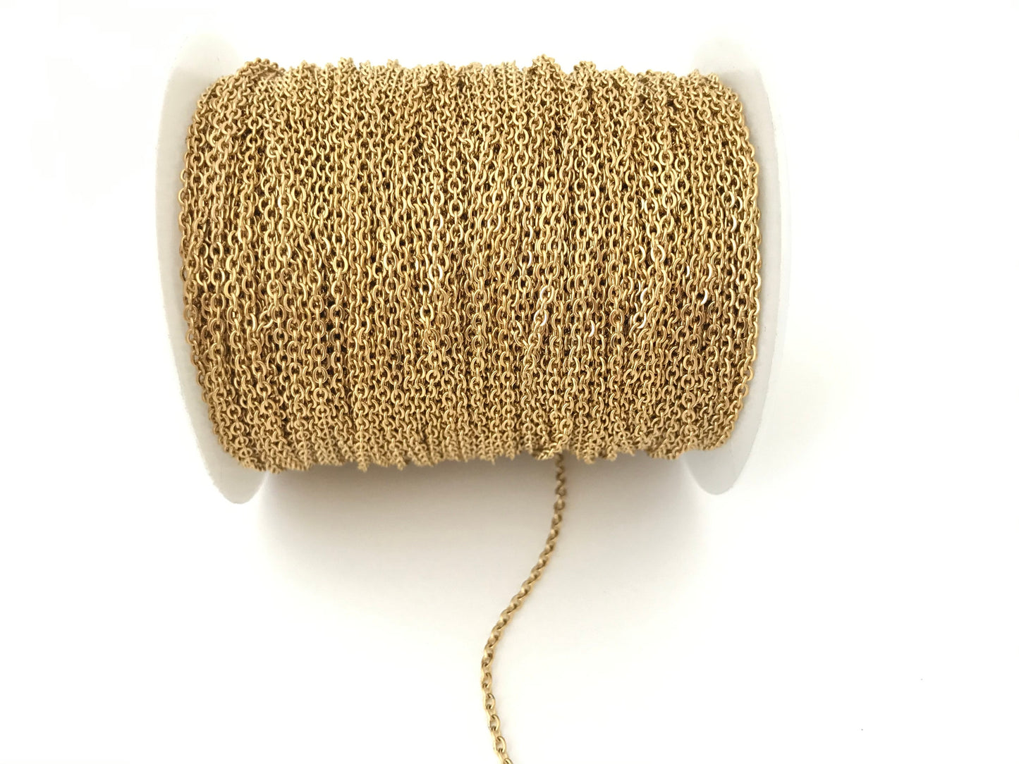 2mm Gold over Stainless Steel Chain