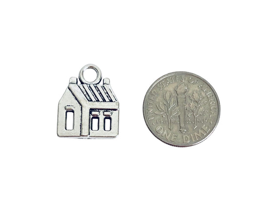 Base Metal House Charm