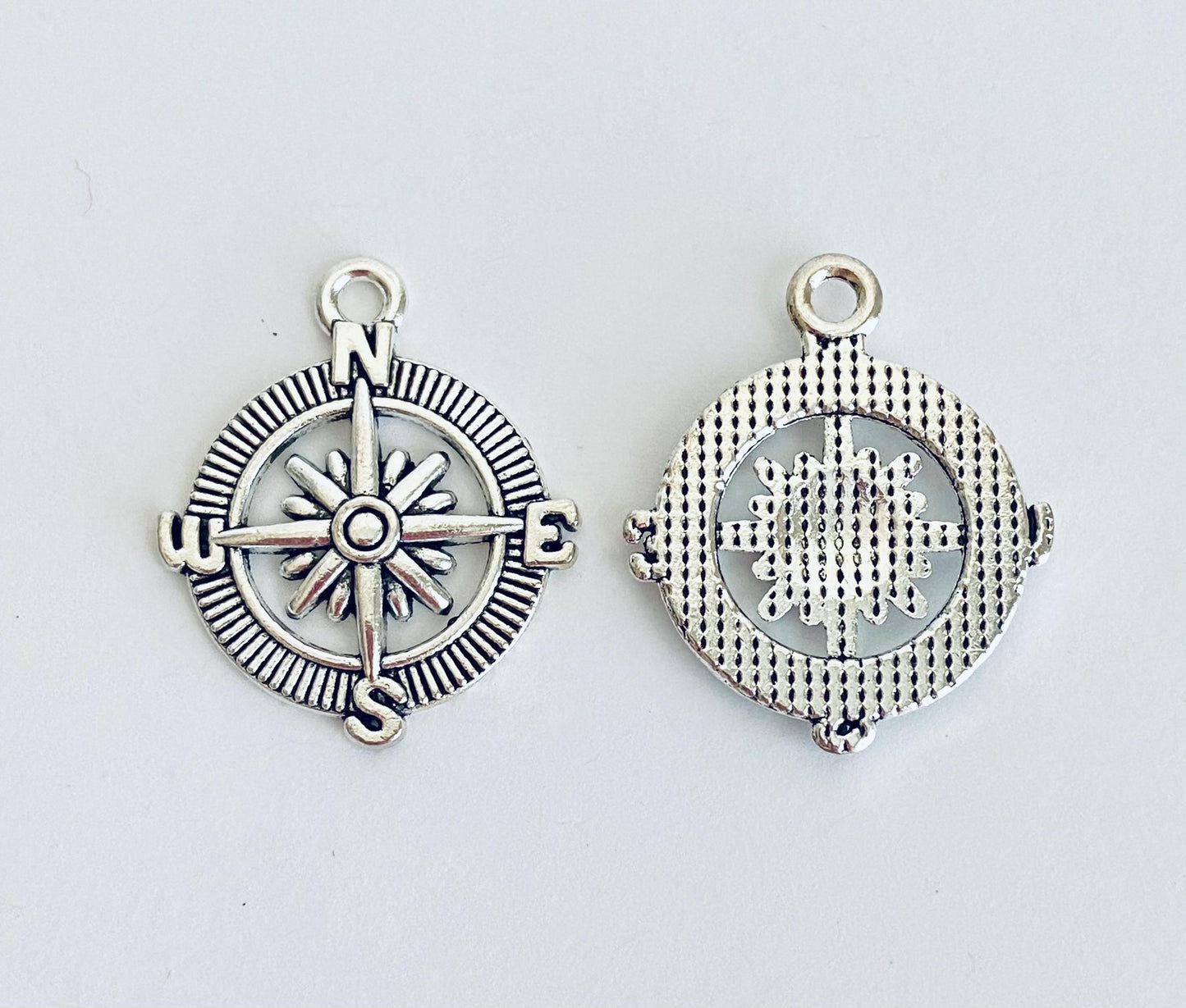 Large Compass Charm