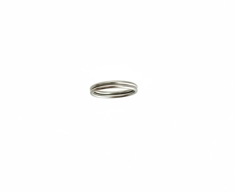 8mm Stainless Steel Thin Small Split Rings