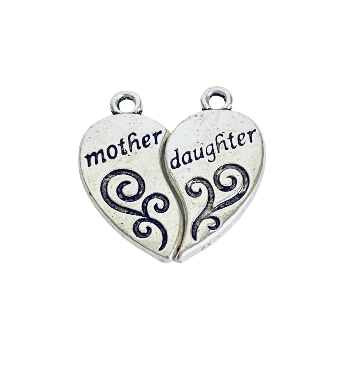 Base Metal Mother & Daughter Charms