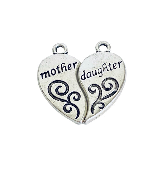 Base Metal Mother & Daughter Charms