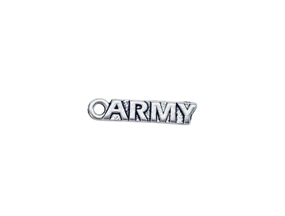 Base Metal Military Charms (Air Force • Army • Marines • Navy)