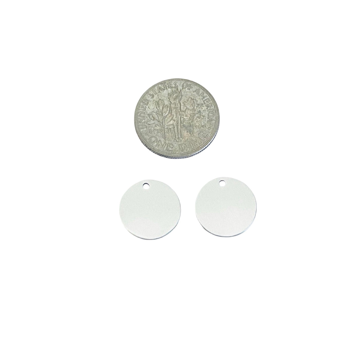 13mm Shiny Round Blanks • Stainless Steel • Gold over Stainless • Rose Gold over Stainless