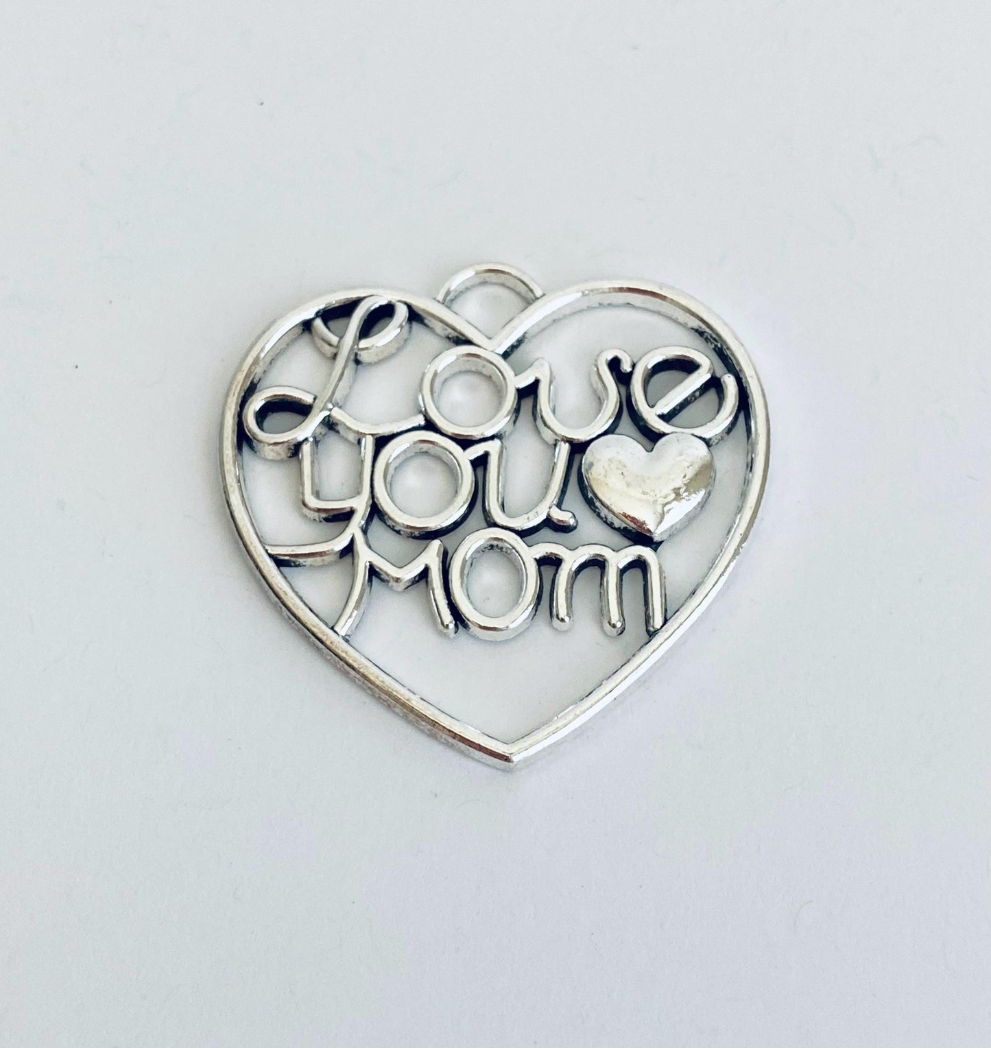 Large Love You Mom Charm