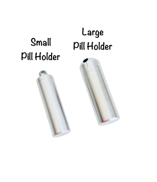 Stainless Steel Pill Holder • Small • Large