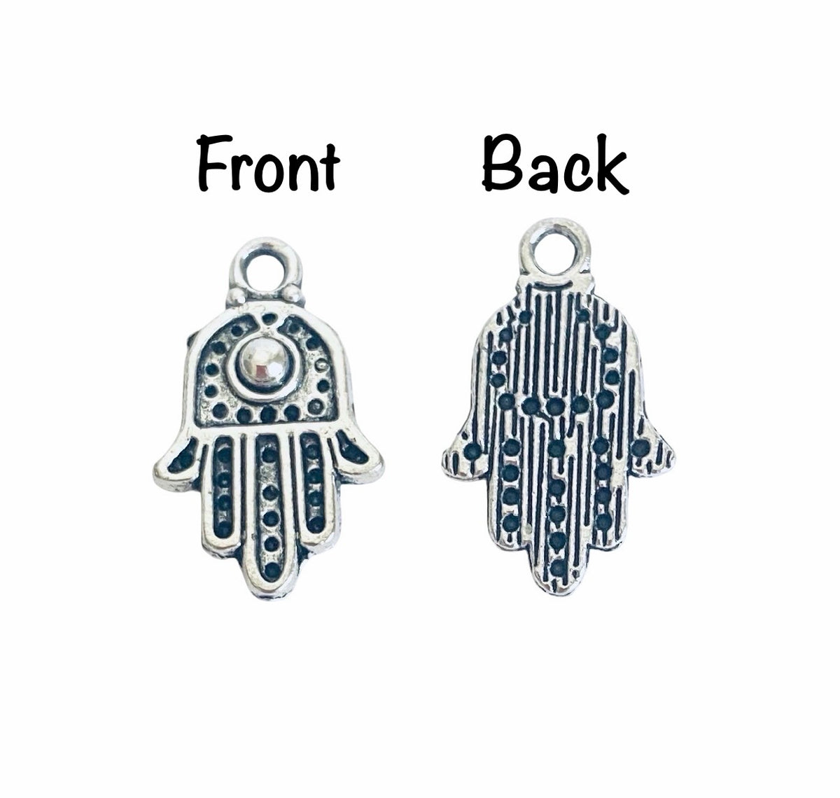 Base Metal Hamsa Charm