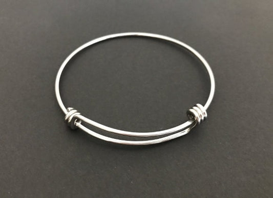Stainless Steel Adjustable Bangle