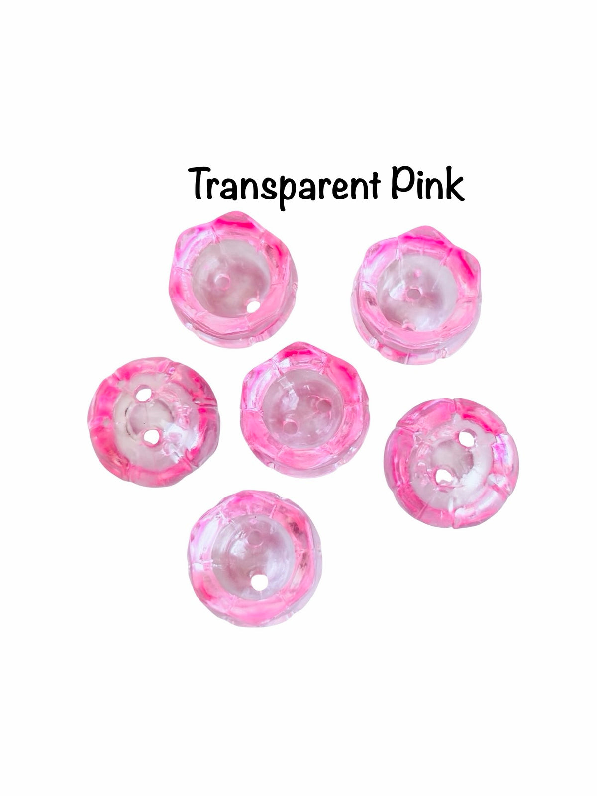 Acrylic Bellflower Beads • Transparent & Translucent Flower Beads for Jewelry Making & Crafts
