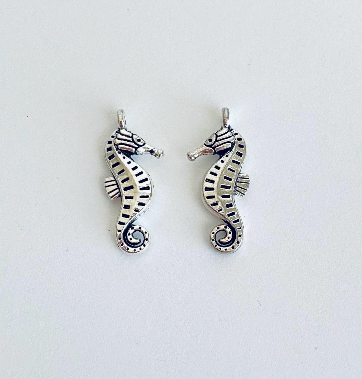Base Metal Seahorse Charm