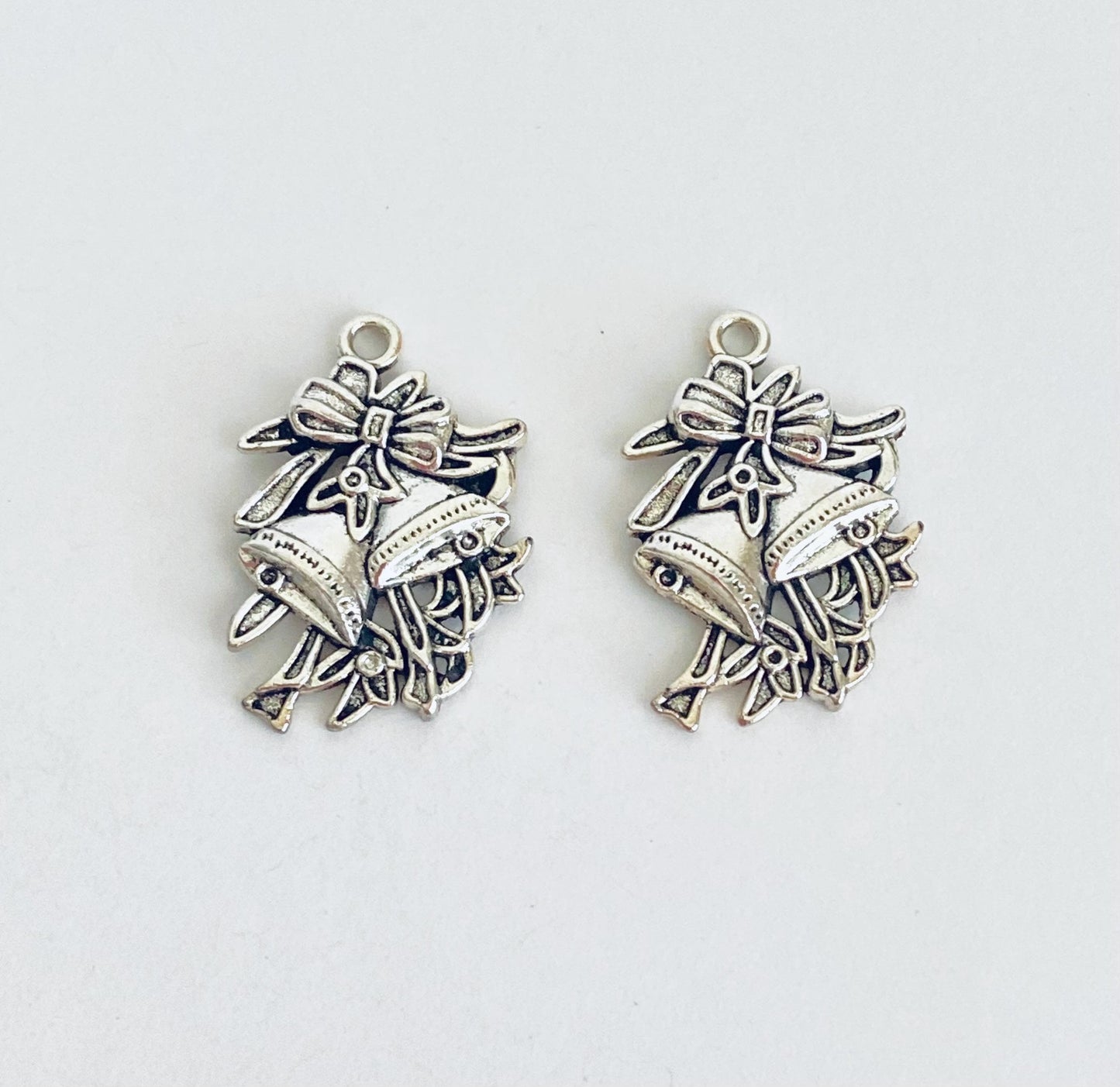 Base Metal Christmas Bells Charm