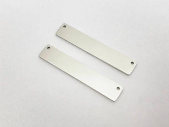 Stainless Steel Name Plate Blank (6mm x 32mm )