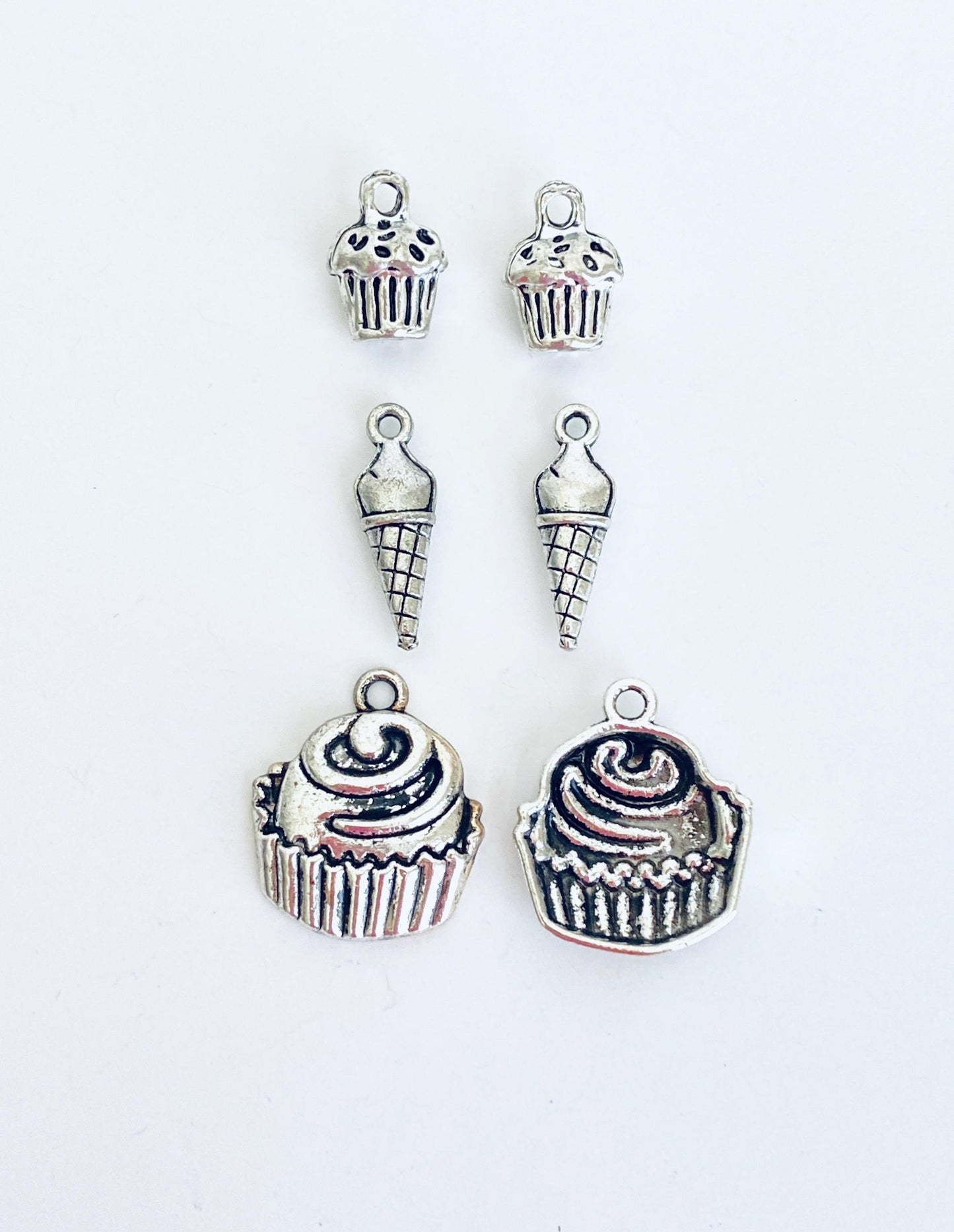 Base Metal Dessert Charm