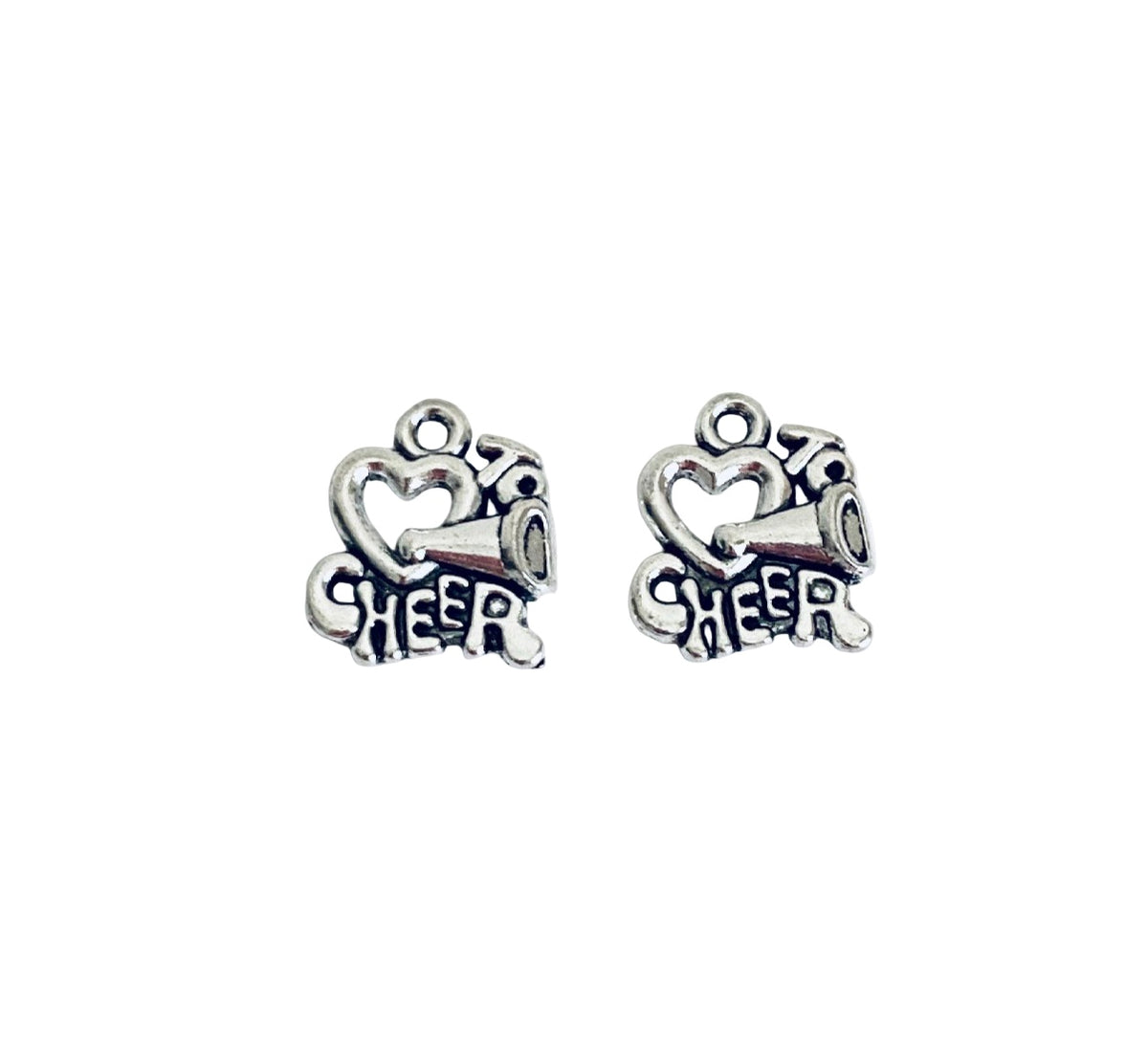 Base Metal Cheerleader Charms