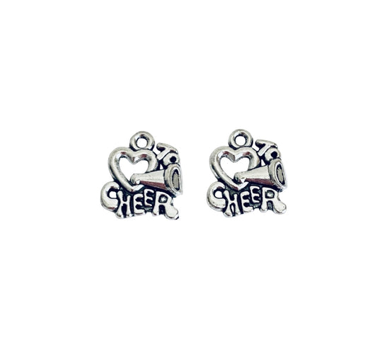 Base Metal Cheerleader Charms