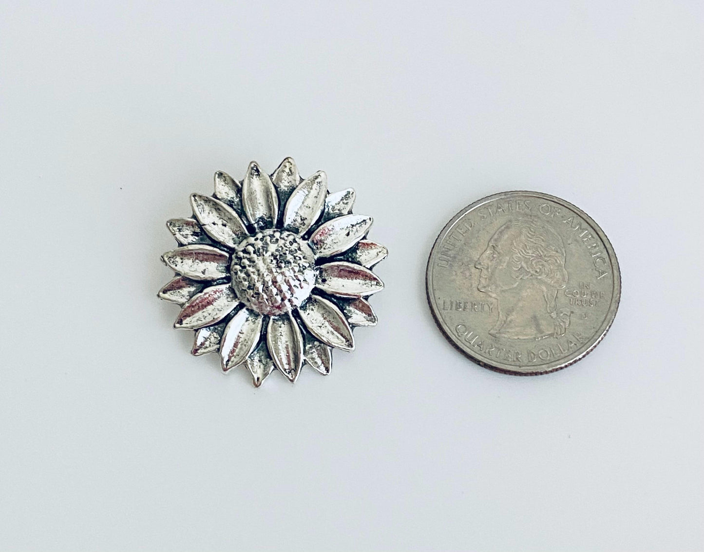 Large Sunflower Charm