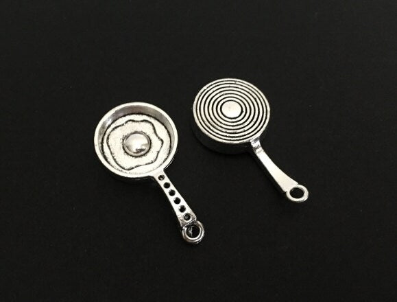 Frying Pan Egg Charm