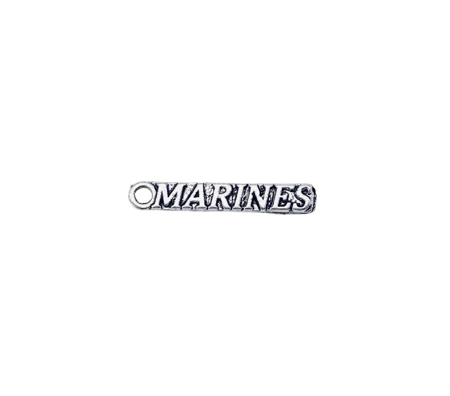 Base Metal Military Charms (Air Force • Army • Marines • Navy)
