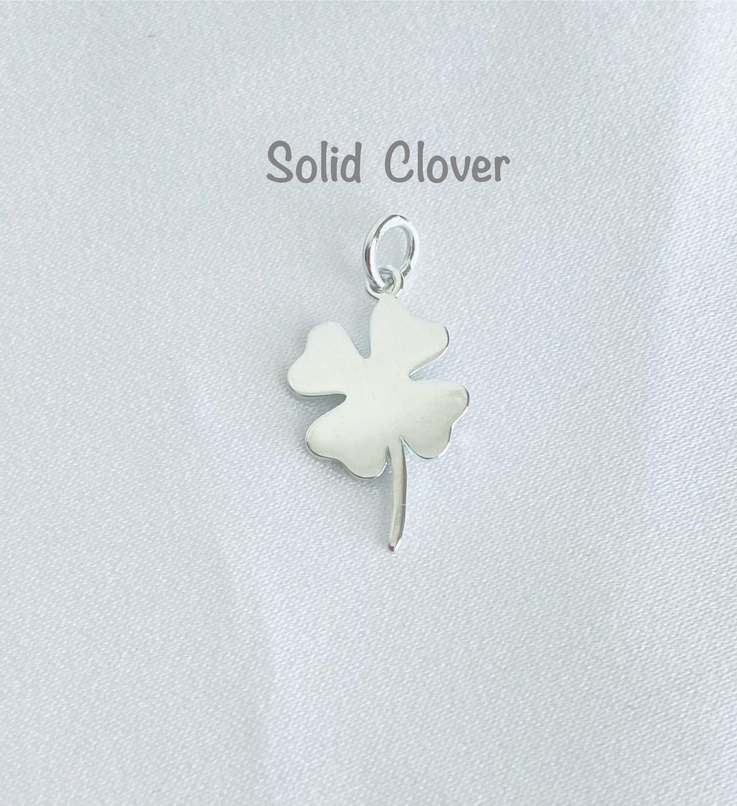 Sterling Silver Four Leaf Clover Charm