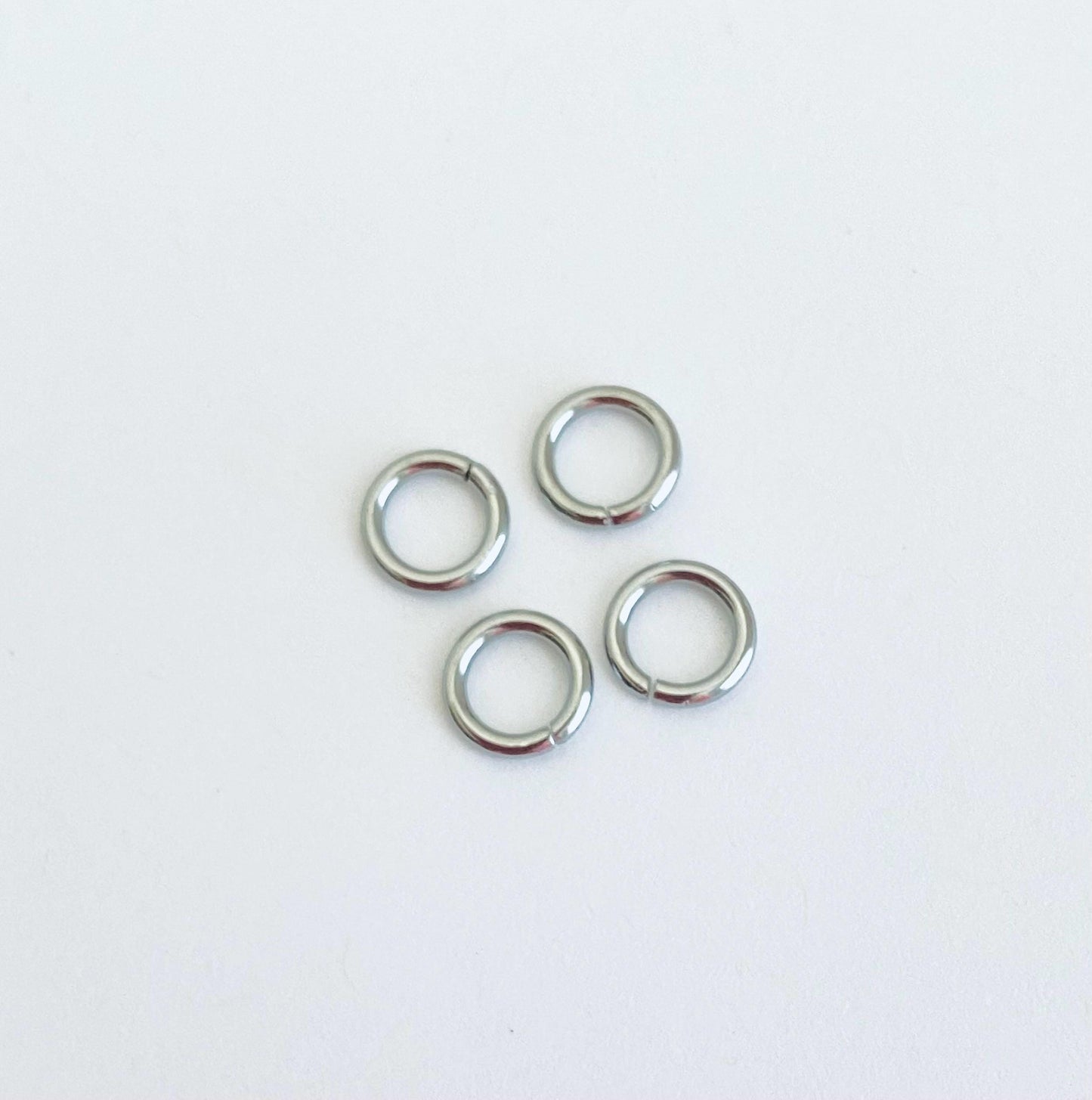 Thick Stainless Steel Jump Rings (6mm)