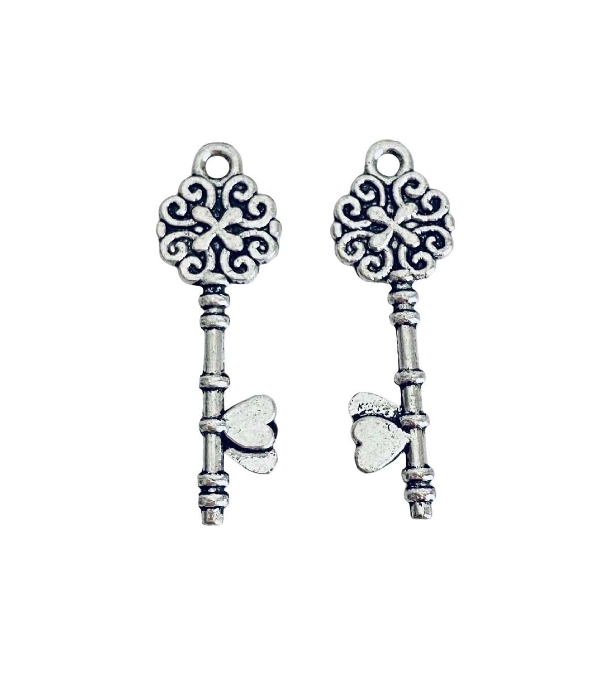 Base Metal Key Charms