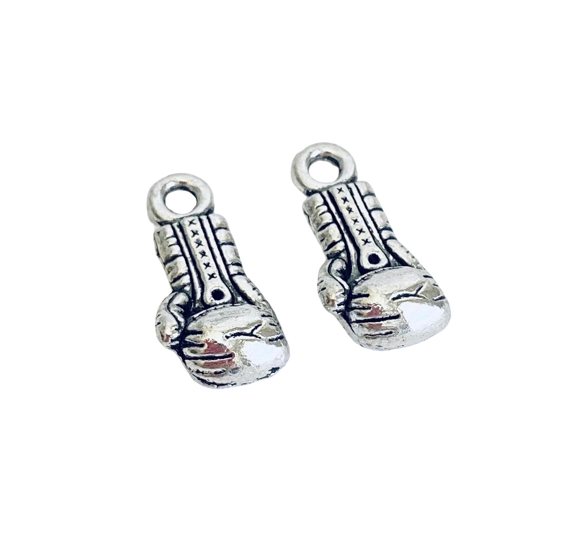 Base Metal Boxing Glove Charms