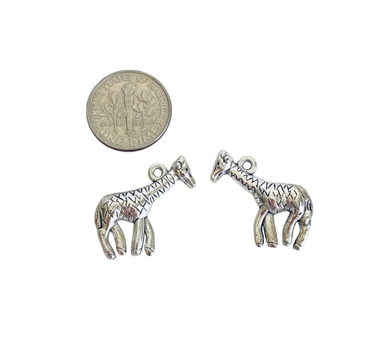 Base Metal Giraffe Charm