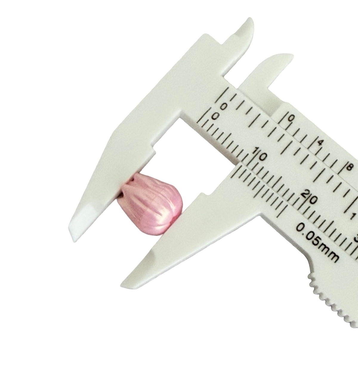 9mm Acrylic 3D Tulip Bulb Beads • Random Pastel Colors • Mini Tulip Flower Beads for Jewelry Making & Crafts