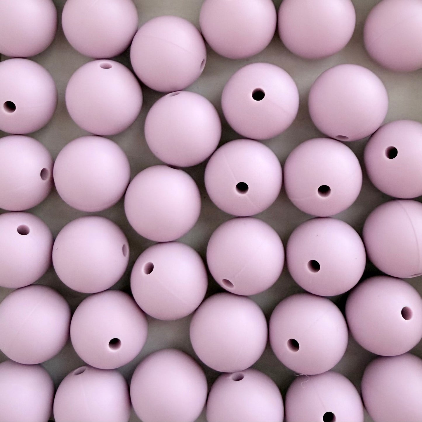 15mm Lavender Silicone Beads • Round Beads (Sold Per Piece) for Jewelry Making, Keychains & DIY Crafts