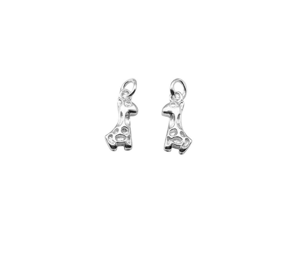 Sterling Silver Giraffe Charm • Sold Individually