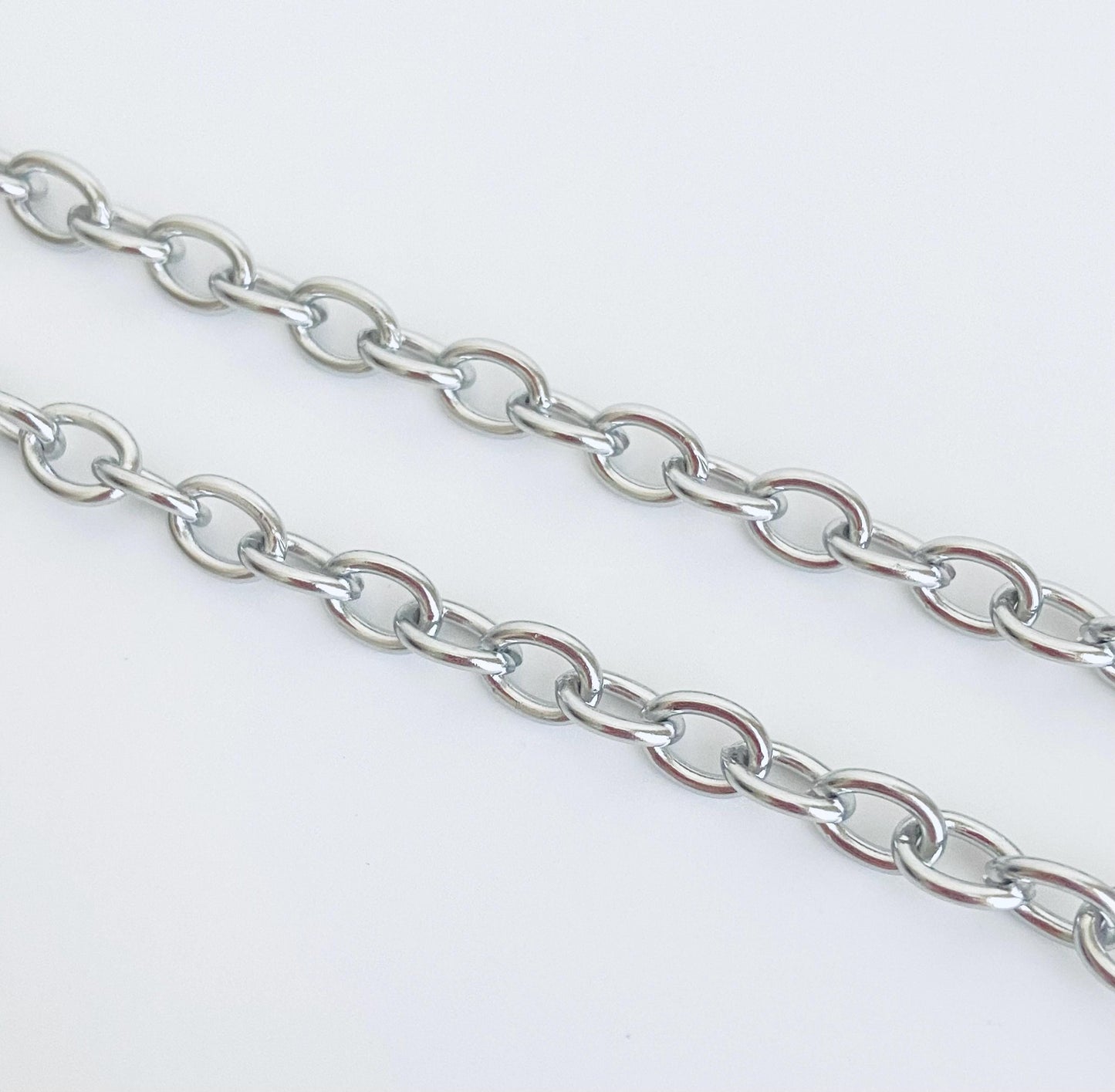 Stainless Steel Oval Chain (6x8mm)