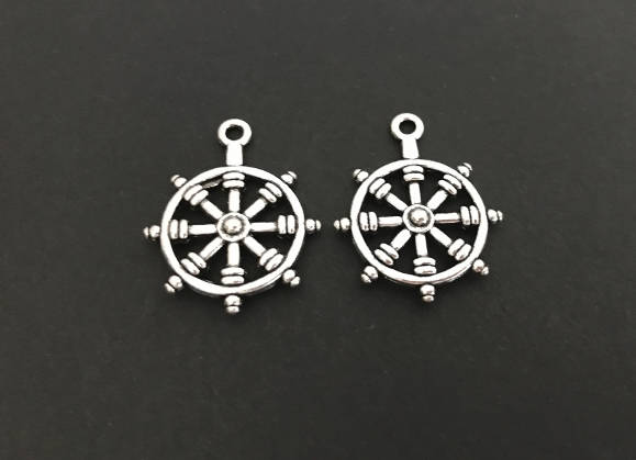 Ship Wheel Charm