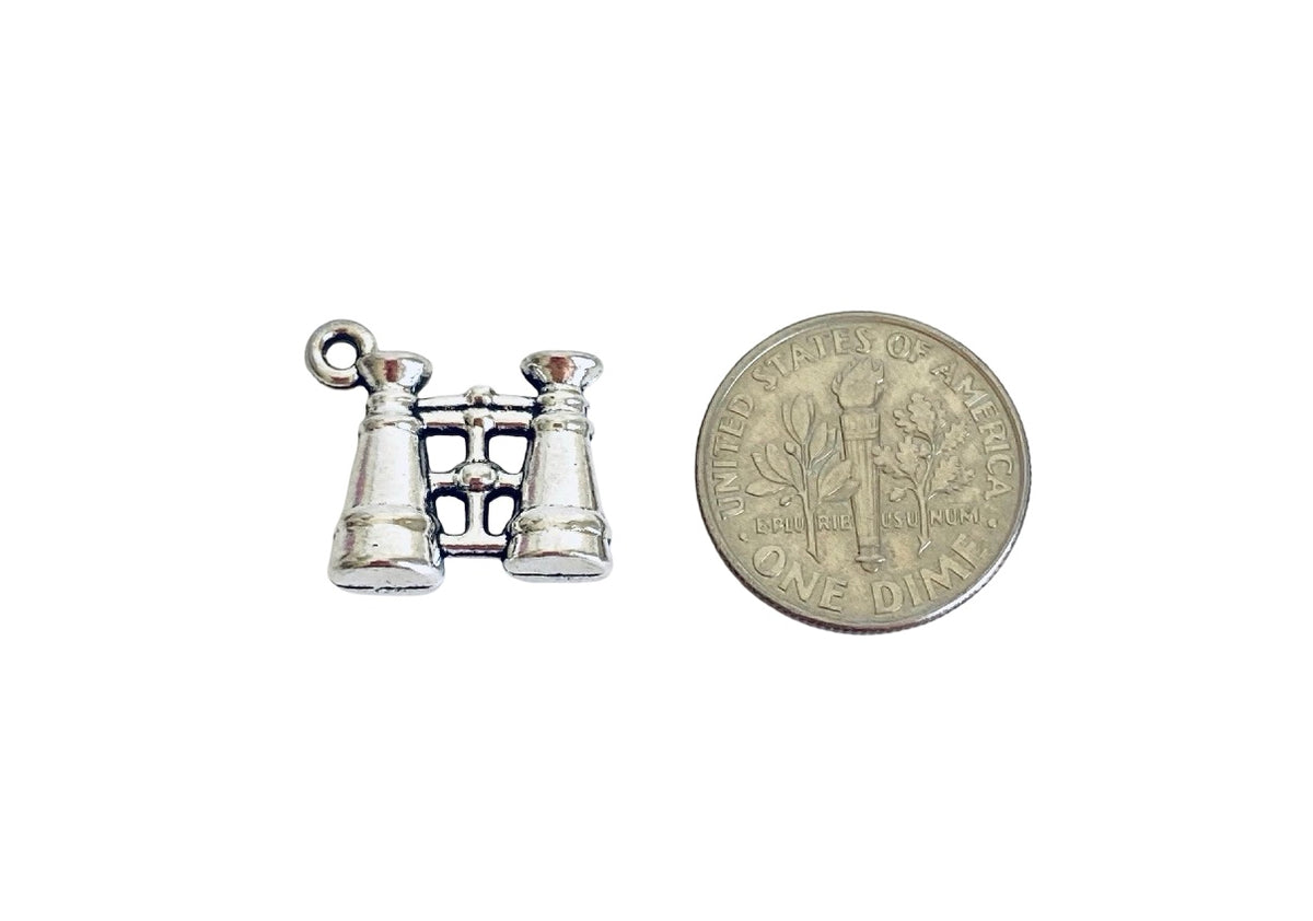 Base Metal Telescope Charm