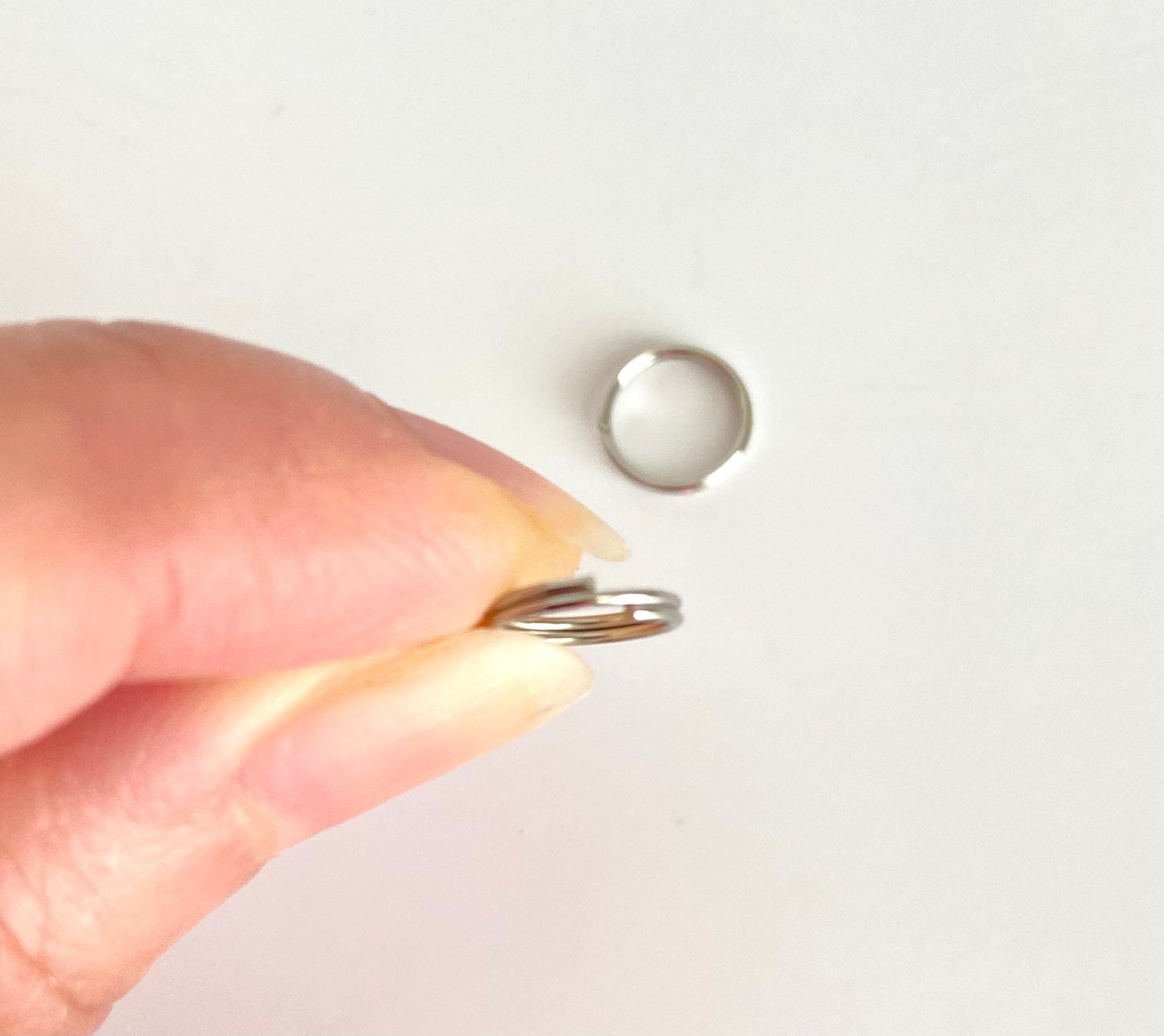 Thin Small Split Rings (8mm)