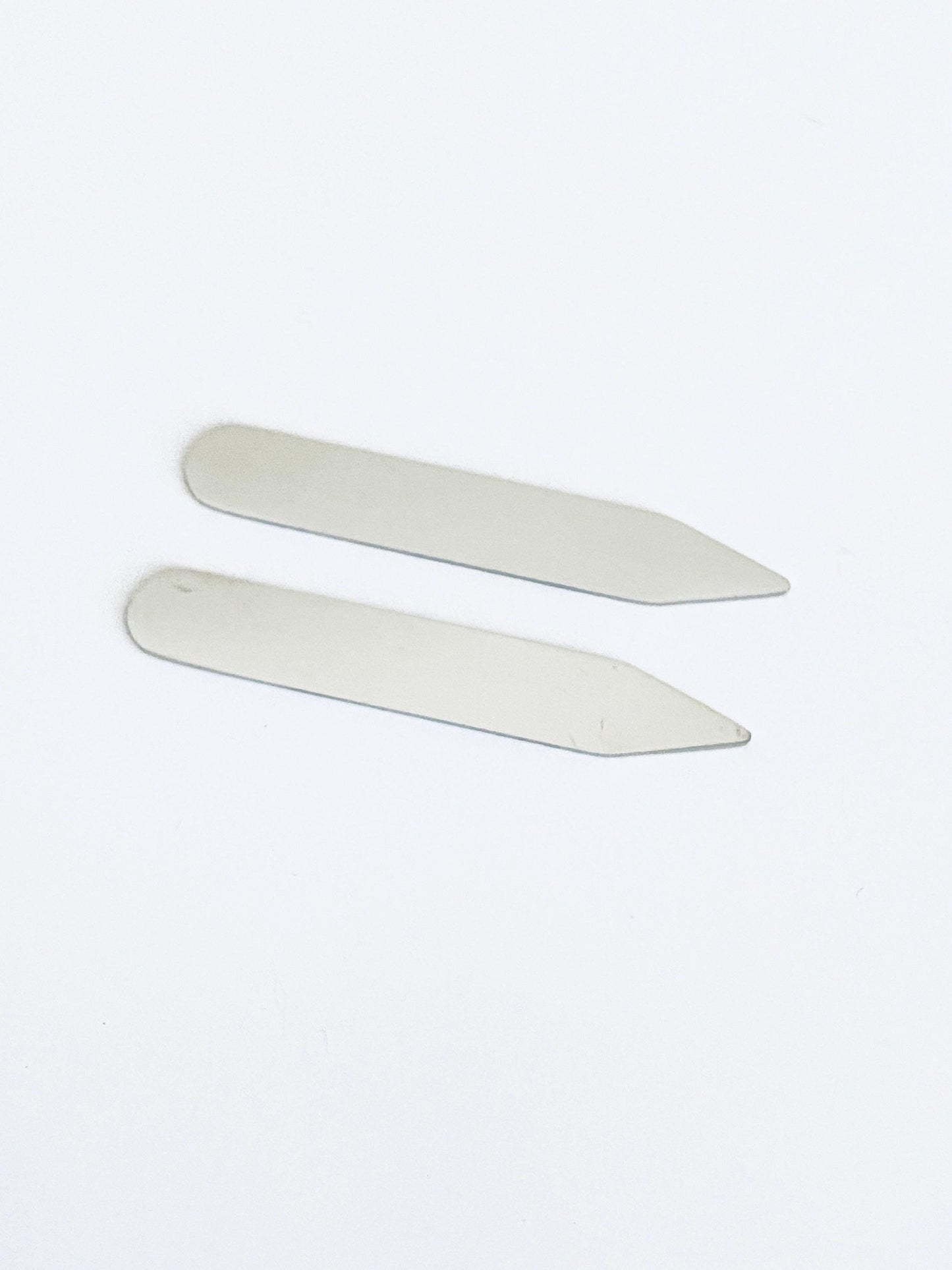 9x56mm Stainless Steel Collar Stay Blank • Engravable Blank for Personalized Gifts & DIY Crafts