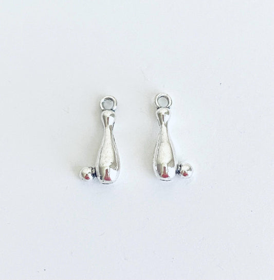 Small Bowling Pin Charm