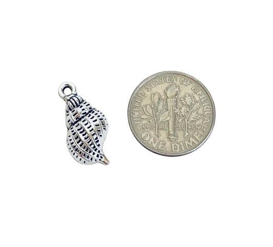 Base Metal Seashell Charm