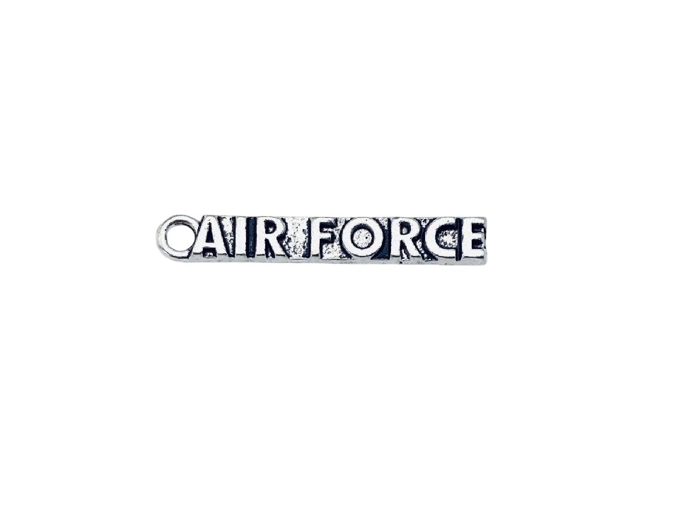 Base Metal Military Charms (Air Force • Army • Marines • Navy)