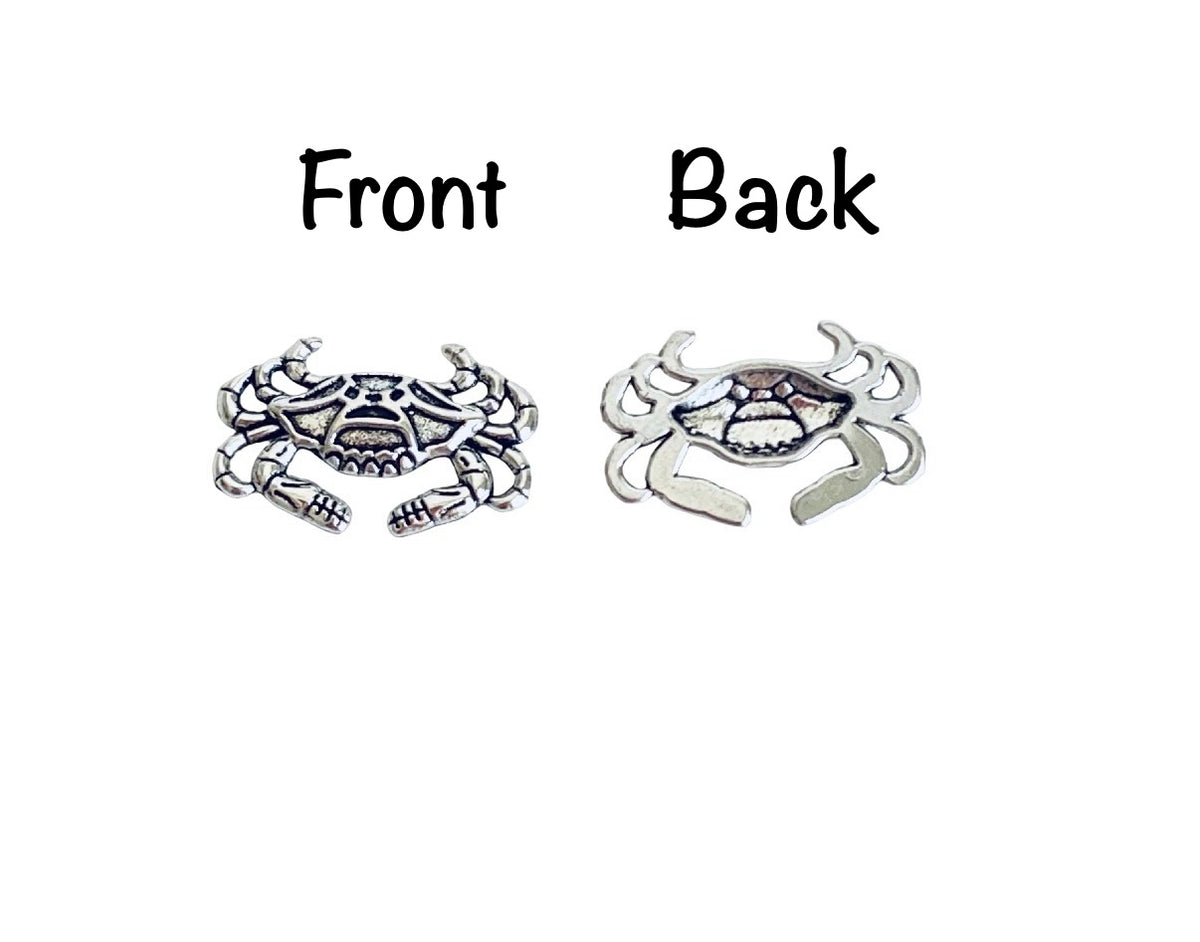 Base Metal Small Crab Charm