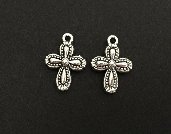 Vintage Style Cross Charm