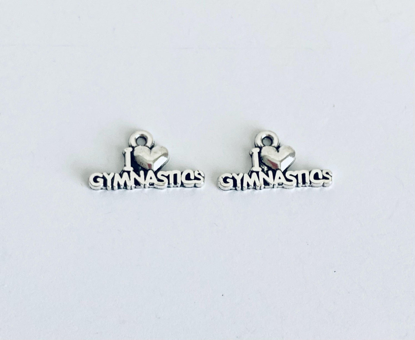 I Love Gymnastics Charm