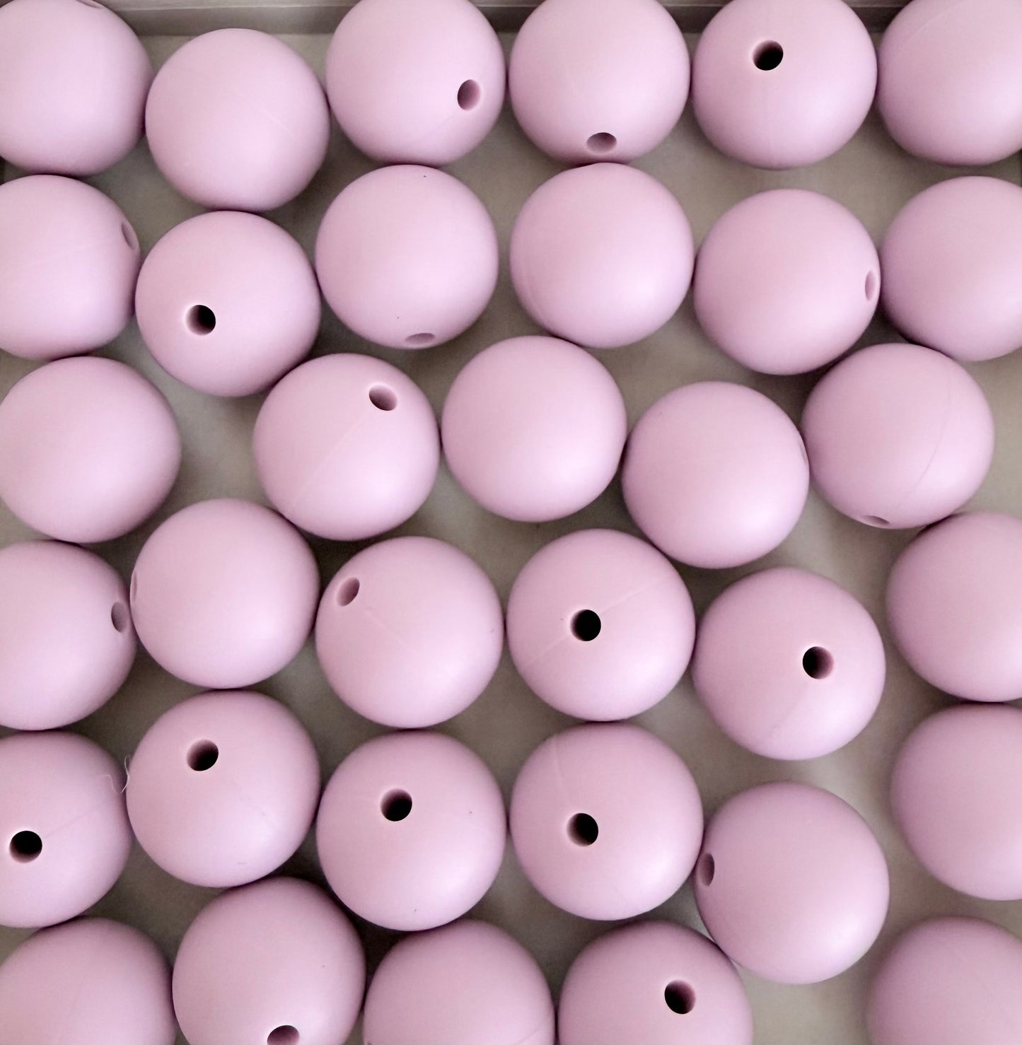 15mm Lavender Silicone Beads • Round Beads (Sold Per Piece) for Jewelry Making, Keychains & DIY Crafts